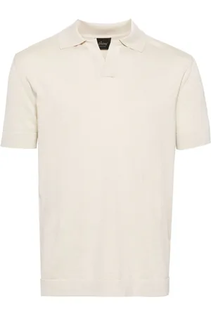 BRIONI Fein gestricktes Poloshirt