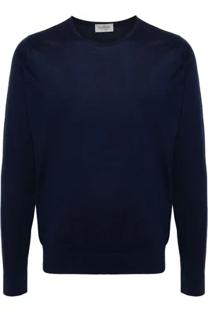 JOHN SMEDLEY Pullover mit Rundhalsausschnitt