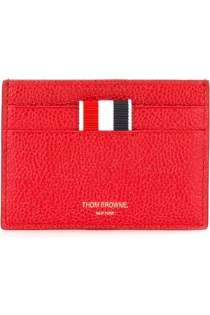 Thom Browne Kartenetui aus strukturiertem Leder