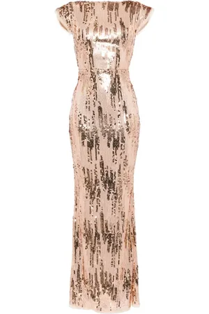 TALBOT RUNHOF Abendkleid mit angeschnittenen Ärmeln