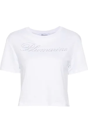 BLUMARINE T-Shirt mit Strassverzierung