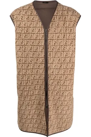 Fendi Fleeceweste mit FF-Muster