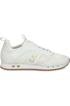 EA7 Sneakers mit Mesh-Einsatz