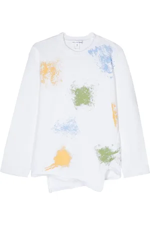 Comme des Garçons Asymmetrischer Pullover mit Spray-Print