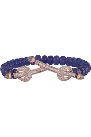 Ananya 18kt Chakra Rotgoldarmband mit Edelsteinen