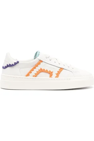 santoni Sneakers mit Kontrastdetail