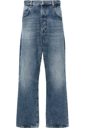 Givenchy Halbhohe Straight-Leg-Jeans