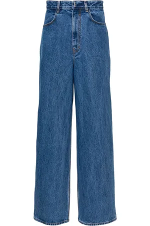 Givenchy Halbhohe Wide-Leg-Jeans