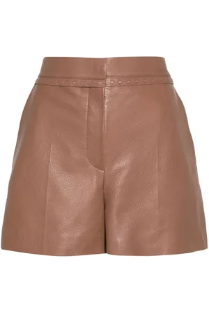 Fendi Shorts aus Leder