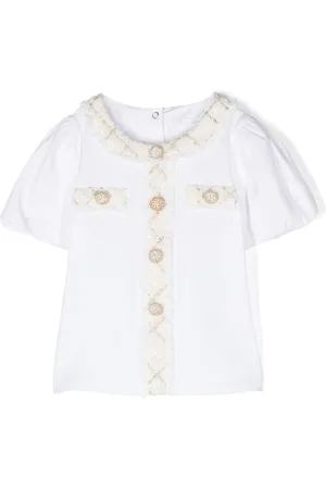 PATACHOU T-Shirt mit Bouclé-Borten