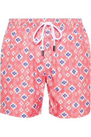 BARBA Badeshorts mit geometrischem Print