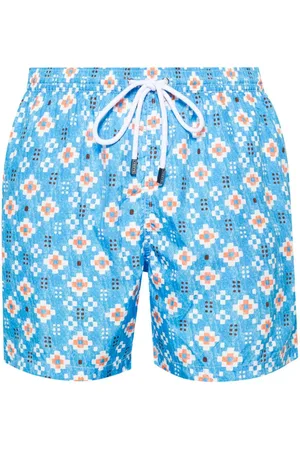 BARBA Badeshorts mit geometrischem Print