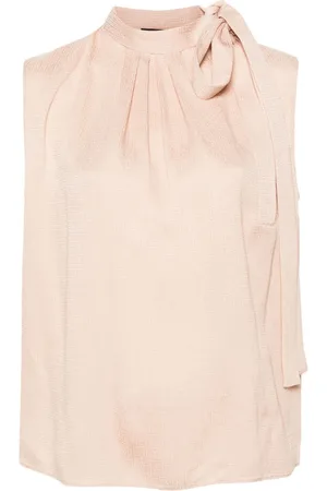 Givenchy Seidenbluse mit Stehkragen
