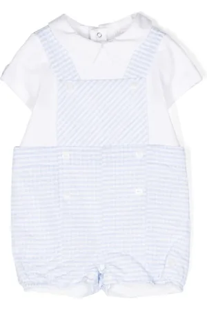 PATACHOU Kurzer karierter Strampler im Layering-Look