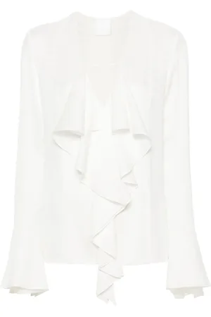 Givenchy 4G-Jacquard-Seidenbluse