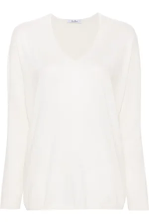 Max Mara Kaschmirpullover mit V-Ausschnitt