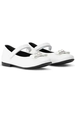 VERSACE Ribbon Heart Medusa Ballerinas