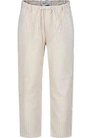Emporio Armani Gestreifte Hose mit Kordelzug