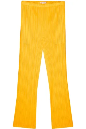 PLEATS PLEASE ISSEY MIYAKE Leggings mit hohem Bund