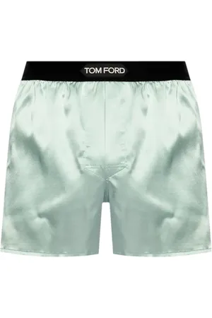 Tom Ford Boxershorts aus Satin mit Logo-Bund