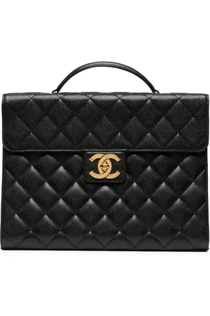 CHANEL 1995 Aktentasche mit CC Lock