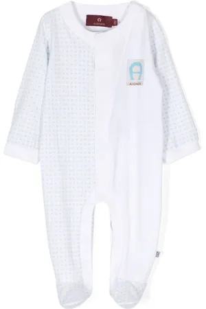 Aigner Pima-Baumwoll-Pyjama mit Logo-Print