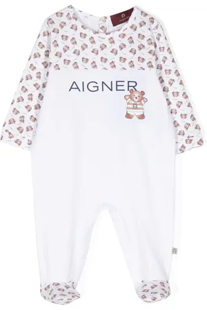 Aigner Pima-Baumwoll-Pyjama mit Teddy-Print
