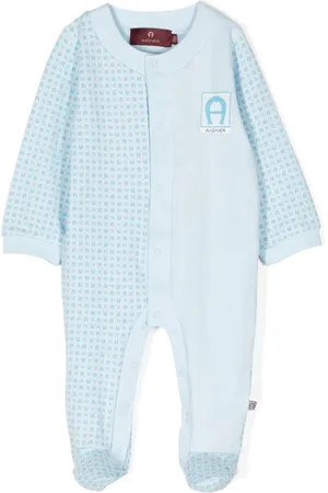 Aigner Pima-Baumwoll-Pyjama mit Logo-Print