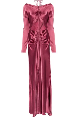 Alberta Ferretti Midikleid aus Satin