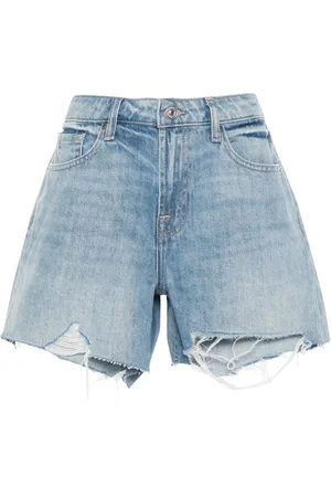 7 for all Mankind Jeans-Shorts im Distressed-Look