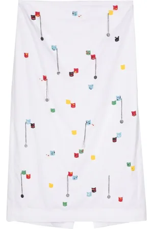 Msgm Rock mit Perlenverzierung