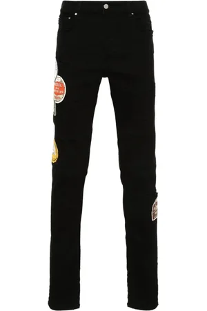 AMIRI Travel Patch Repair Skinny-Jeans