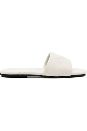 Emporio Armani Gesteppte Sandalen mit Adlermotiv