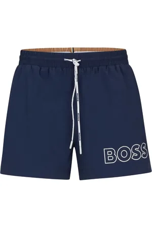 HUGO BOSS Badeshorts mit Logo-Print