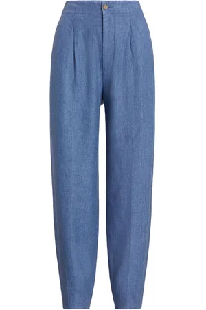 Ralph Lauren Tapered-Hose mit hohem Bund