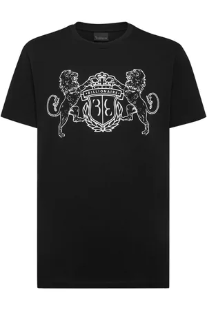 BILLIONAIRE T-Shirt mit Logo-Stickerei
