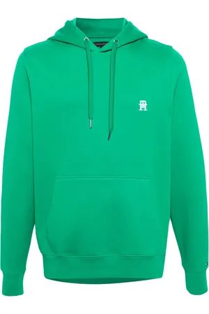 Tommy Hilfiger Gestrickter Hoodie mit Logo-Stickerei