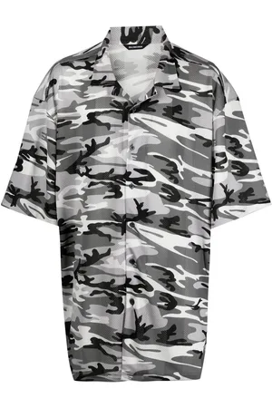 Balenciaga Hemd mit Camouflage-Print