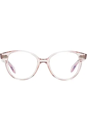 CUTLER & GROSS Runde Brille mit semi-transparentem Gestell