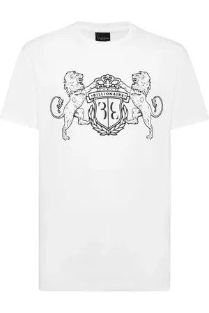 BILLIONAIRE T-Shirt mit Logo-Stickerei