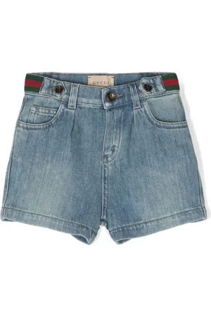 Gucci Jeans-Shorts mit Webdetail