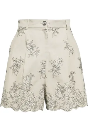 Giambattista Valli Shorts mit Stickerei