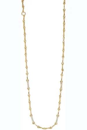 Azlee 18kt Gelbgoldhalskette