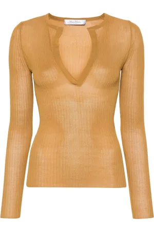 Max Mara Gerippter Saggina Seidenpullover