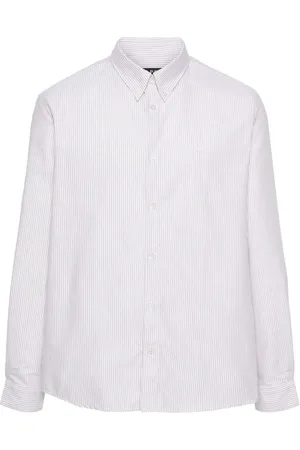 A.P.C. Gestreiftes Hemd mit Logo-Stickerei