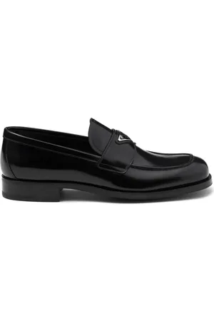 Prada Loafer mit Logo-Schild