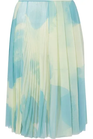 Proenza Schouler Judy Faltenrock mit abstraktem Print