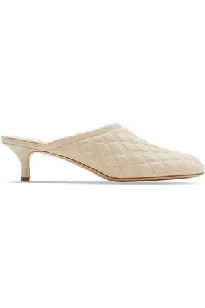 Burberry Gesteppte Mules mit Stickerei
