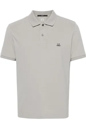 C.P. Company Poloshirt mit Logo-Stickerei