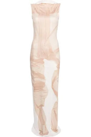 Acne Studios Maxikleid mit Stehkragen